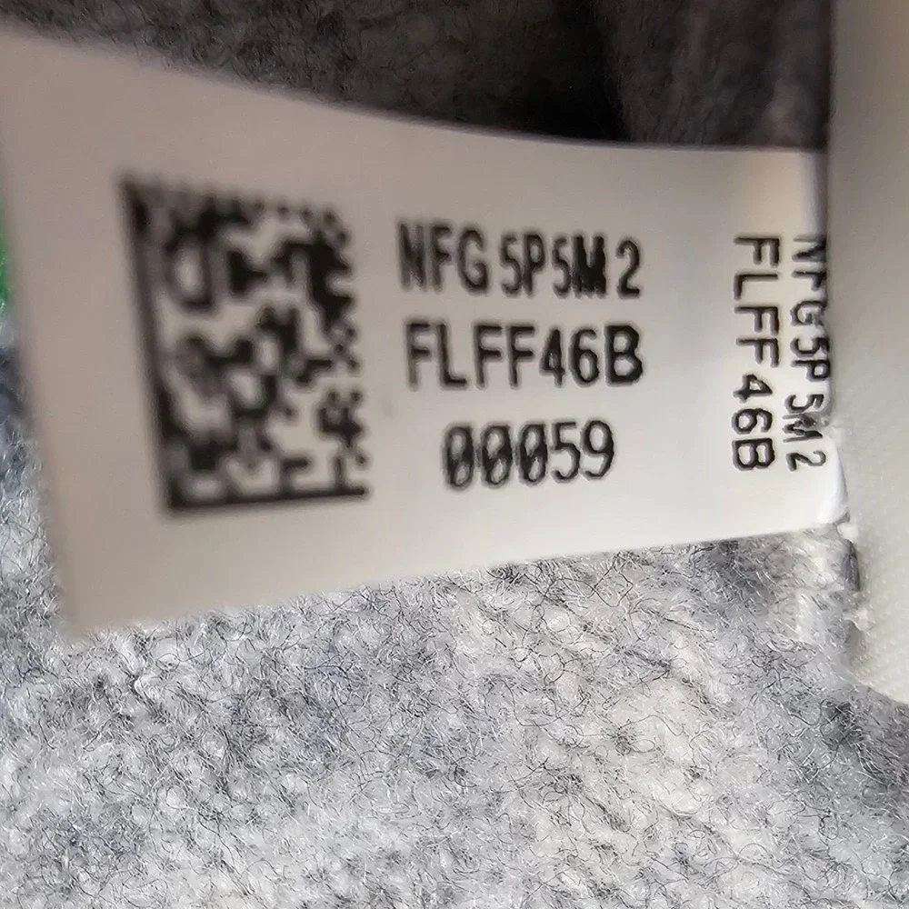 Aerie Striped Oversized Crewneck Sweater Gray‎ Green Small